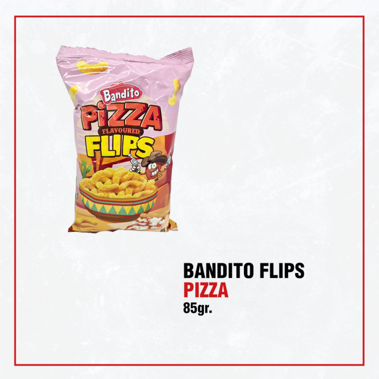 Bandito Flips Pizza 85gr. Nieuwe Artikelen